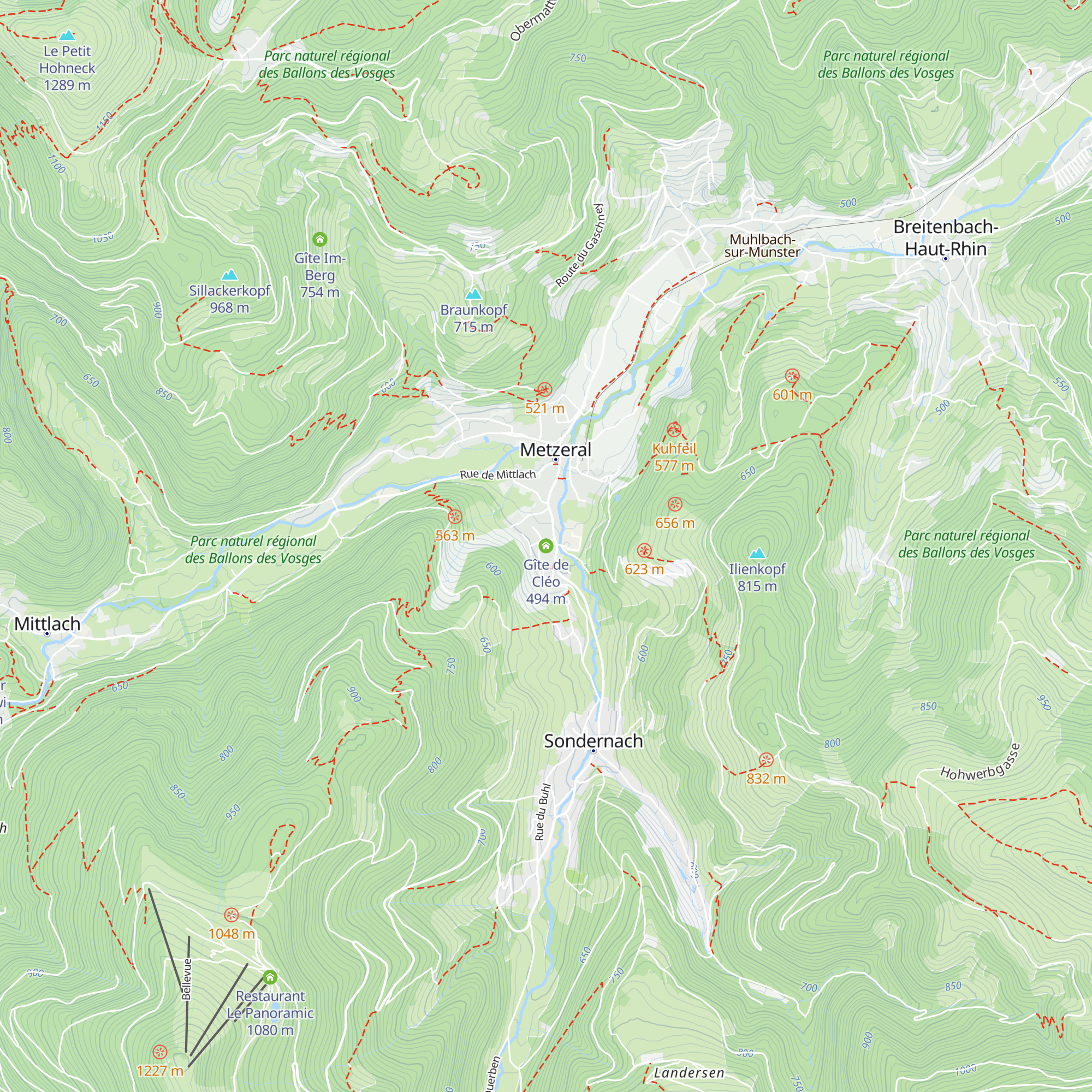 Gîte de Cléo map