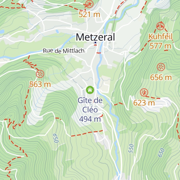 Map of Gîte de Cléo
