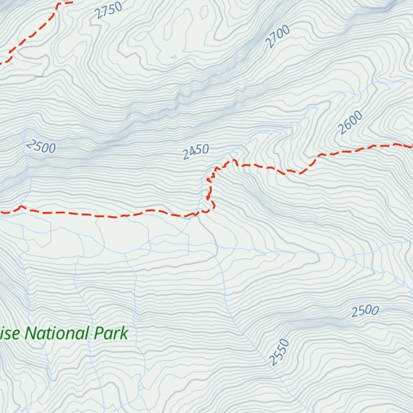 Map of Refuge de Prariond