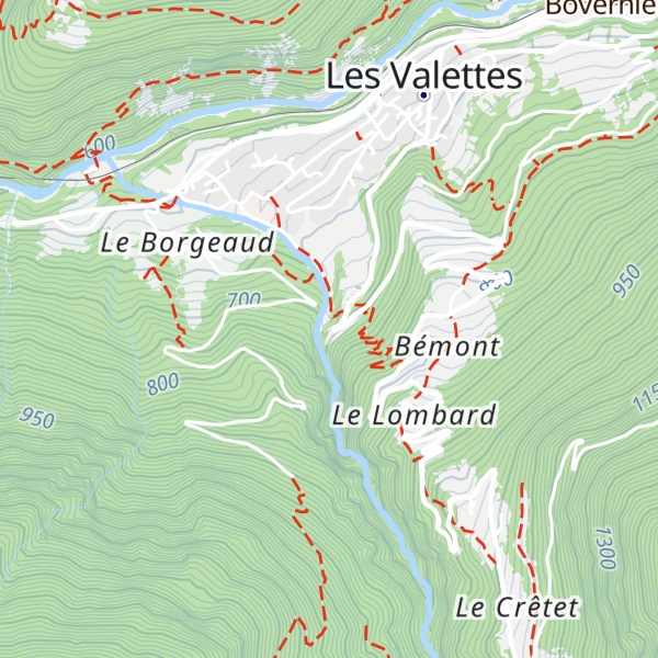 Map of Café-Restaurant Les Gorges du Durnand