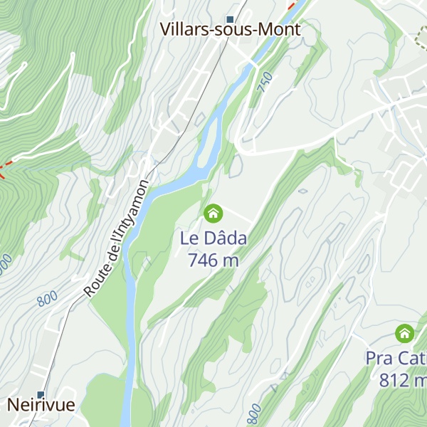 Map of Le Dâda