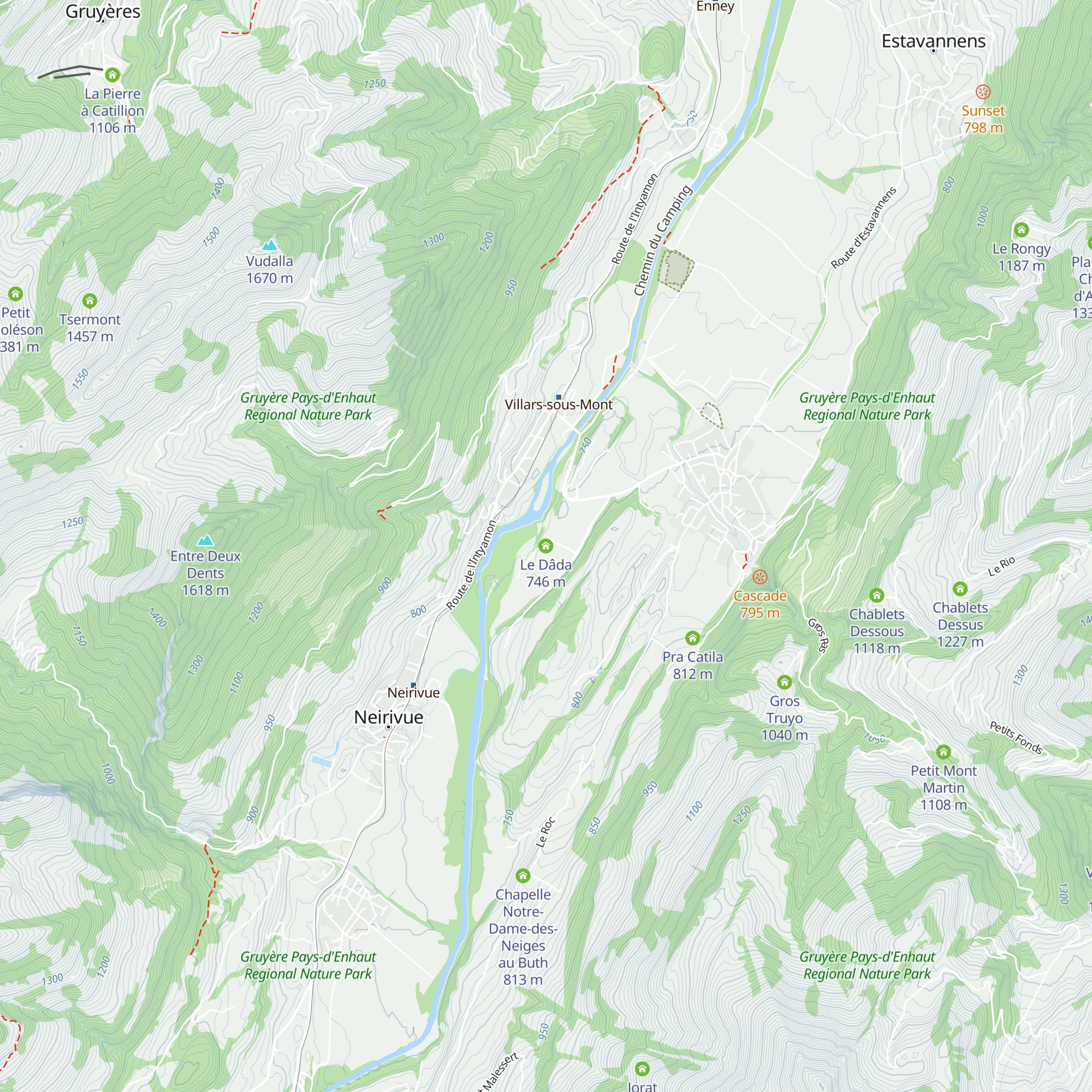 Le Dâda map