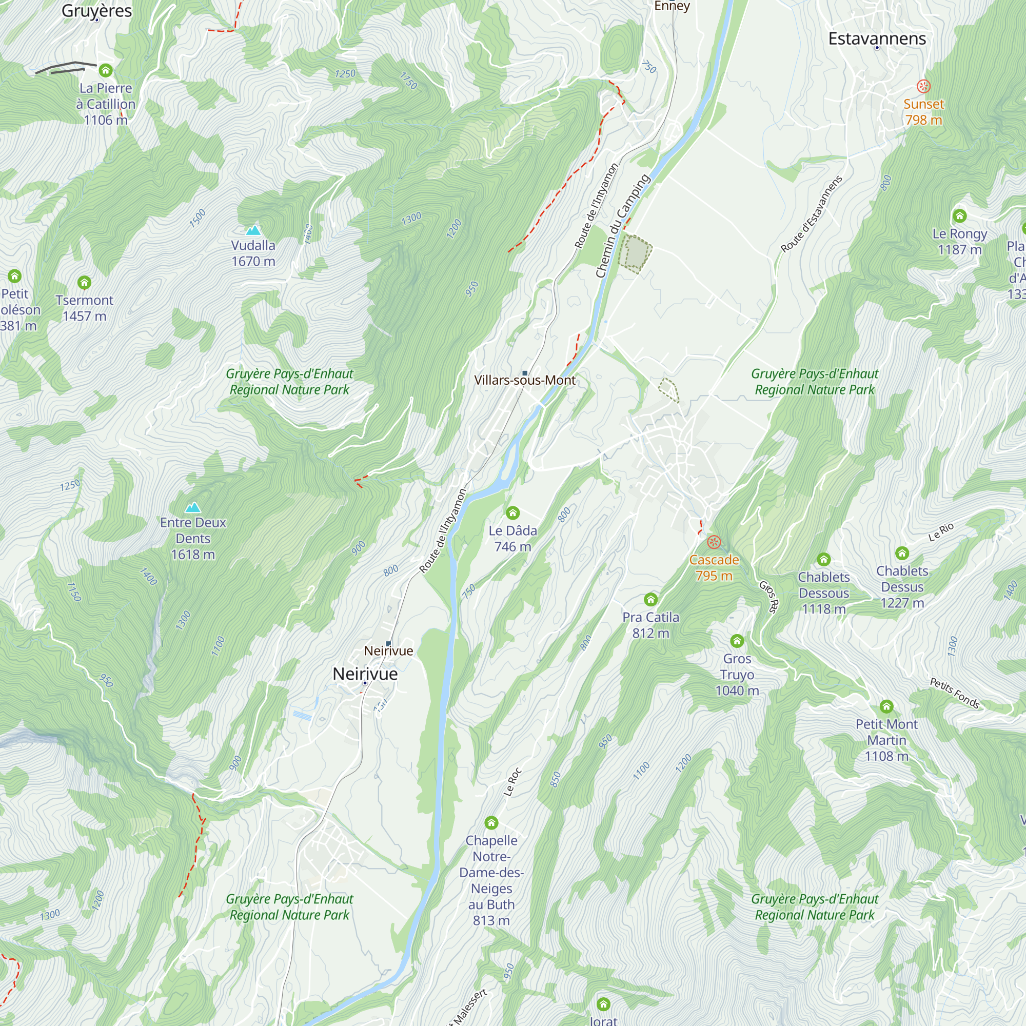 Le Dâda map