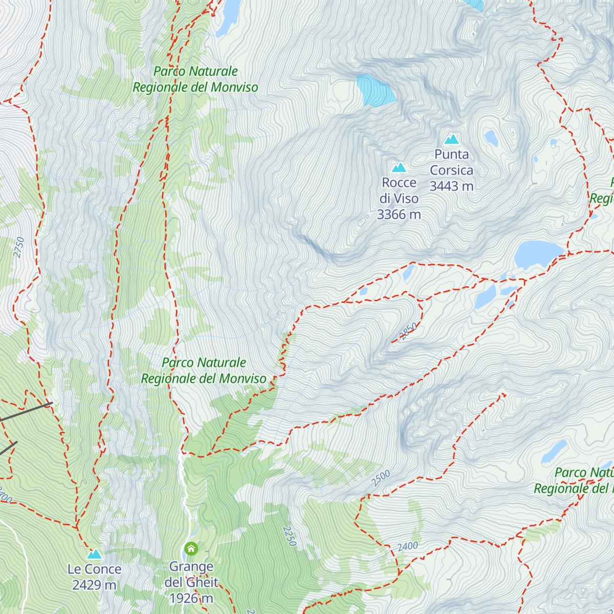Bivacco Berardo map