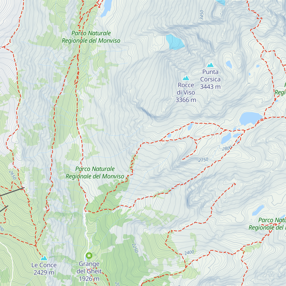 Bivacco Berardo map