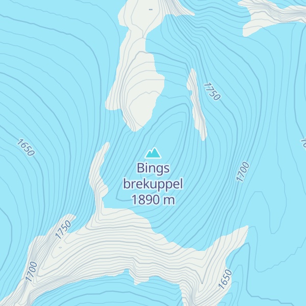 Map of Bings brekuppel