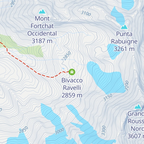 Map of Bivacco Ravelli