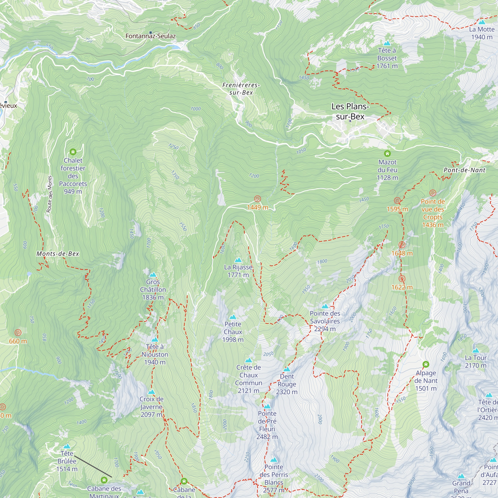 Alpage d'Euzanne map