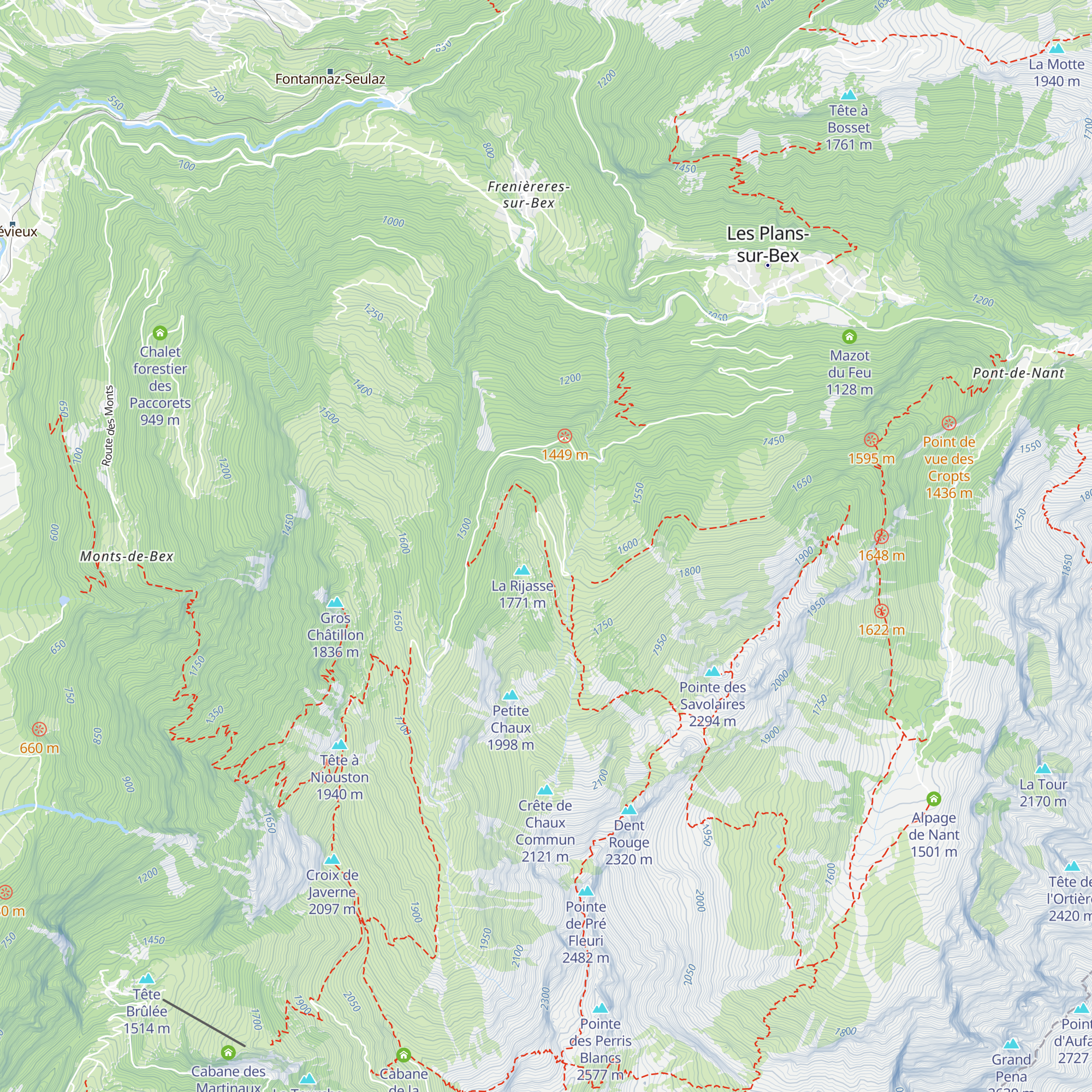 Alpage d'Euzanne map