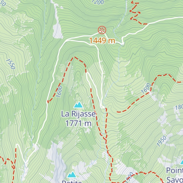 Map of Alpage d'Euzanne