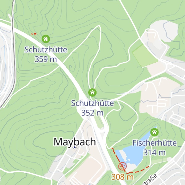 Map of Schutzhütte