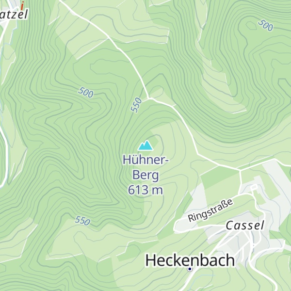 Map of Hühner-Berg