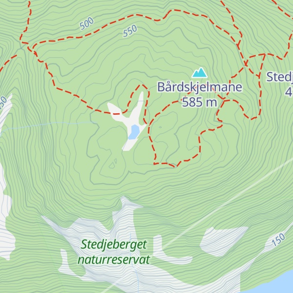 Map of Stedjåsen