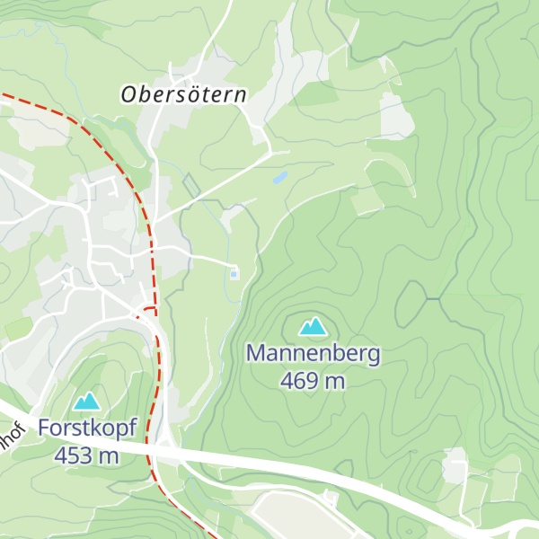 Map of Freizeitanlage Elsenfeld - Otto-Müller-Hütte