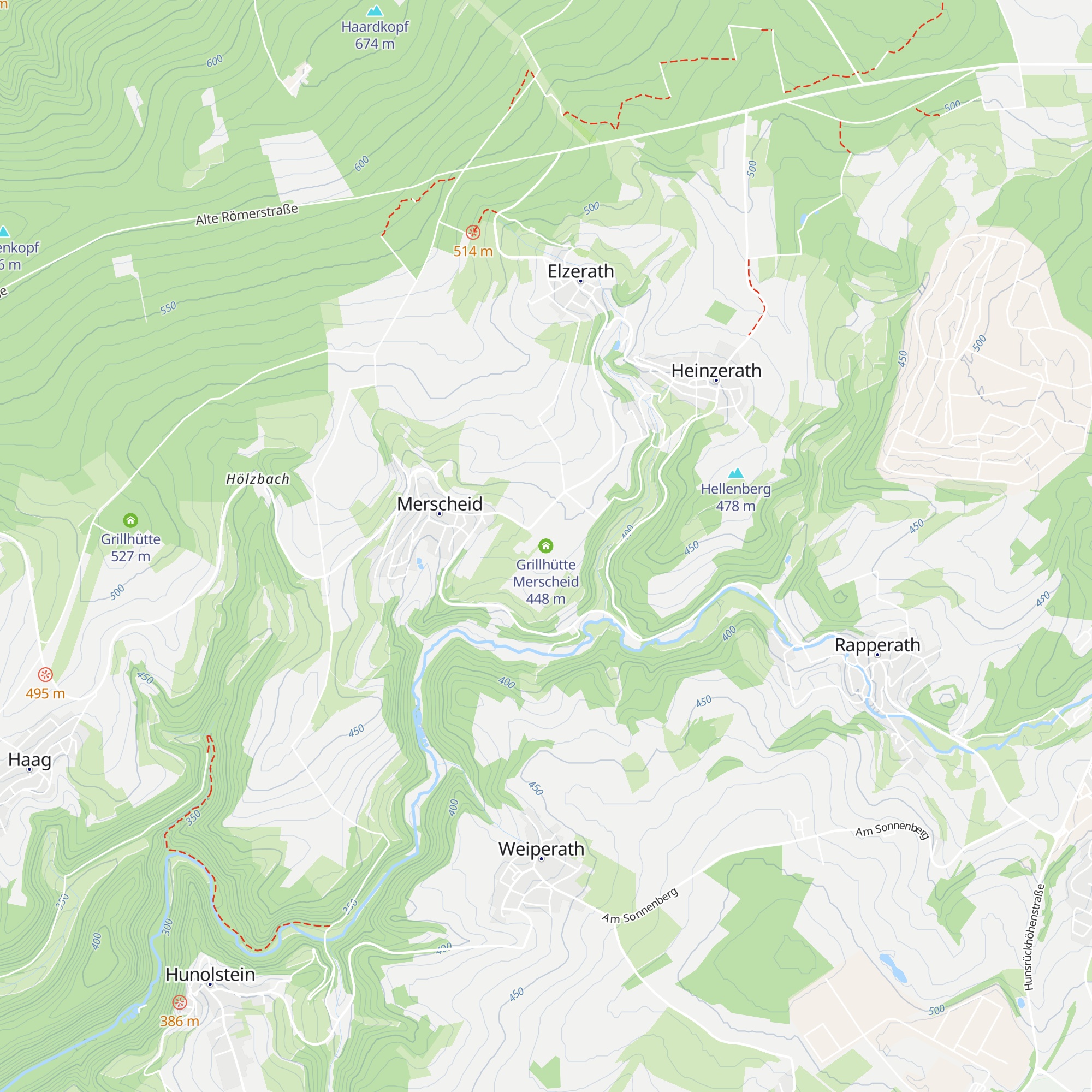 Grillhütte Merscheid map