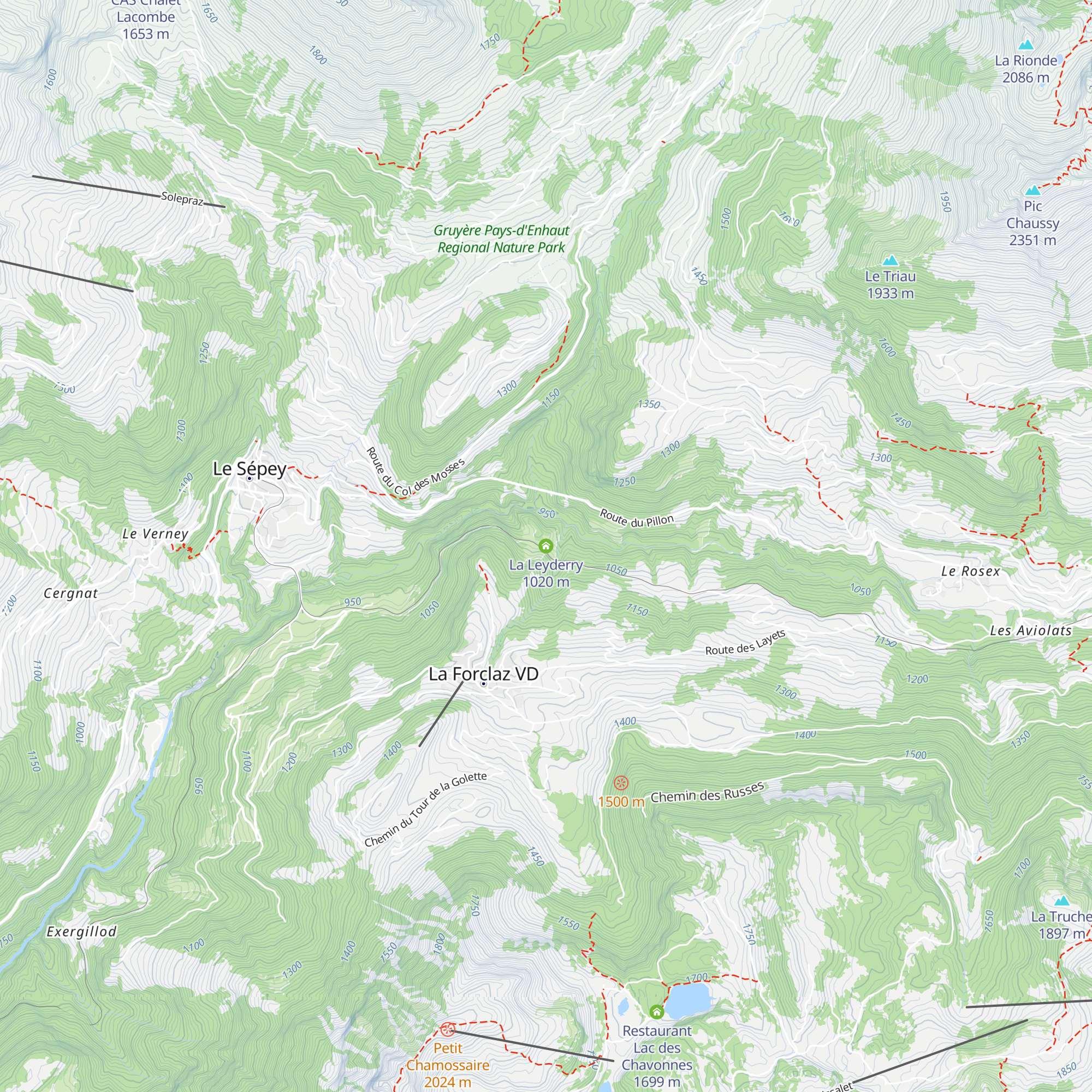 La Leyderry map