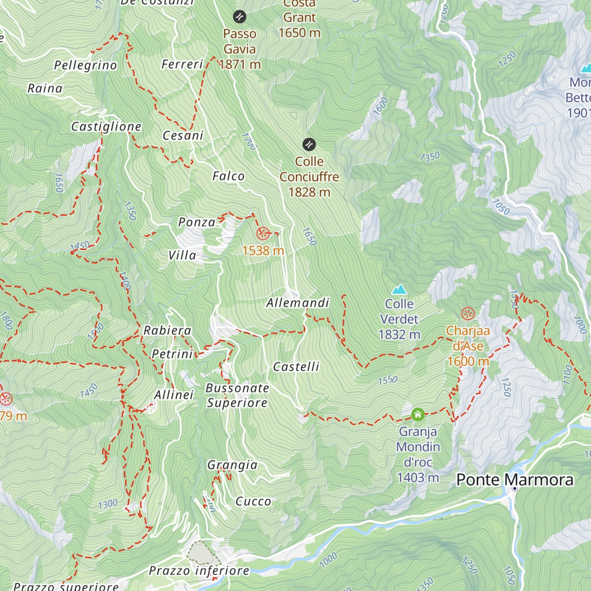 Agriturismo Al Chersogno map