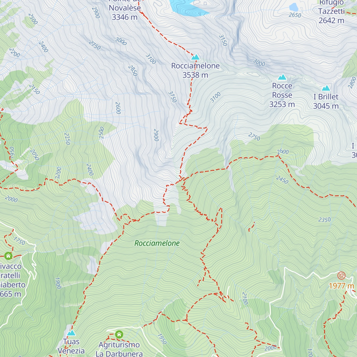 Rifugio Ca' d'Asti map