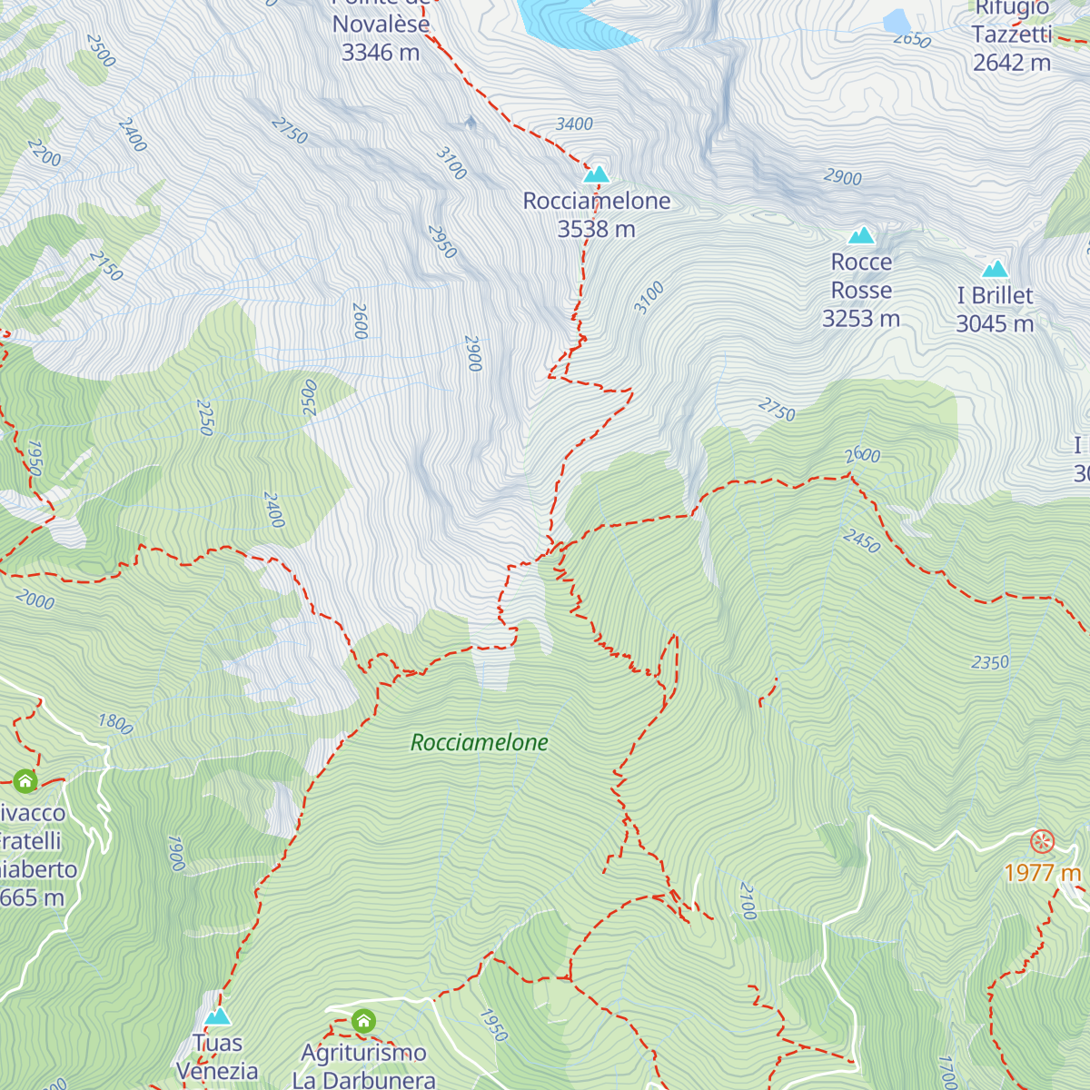 Rifugio Ca' d'Asti map