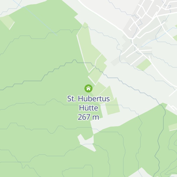 Map of St. Hubertus Hütte