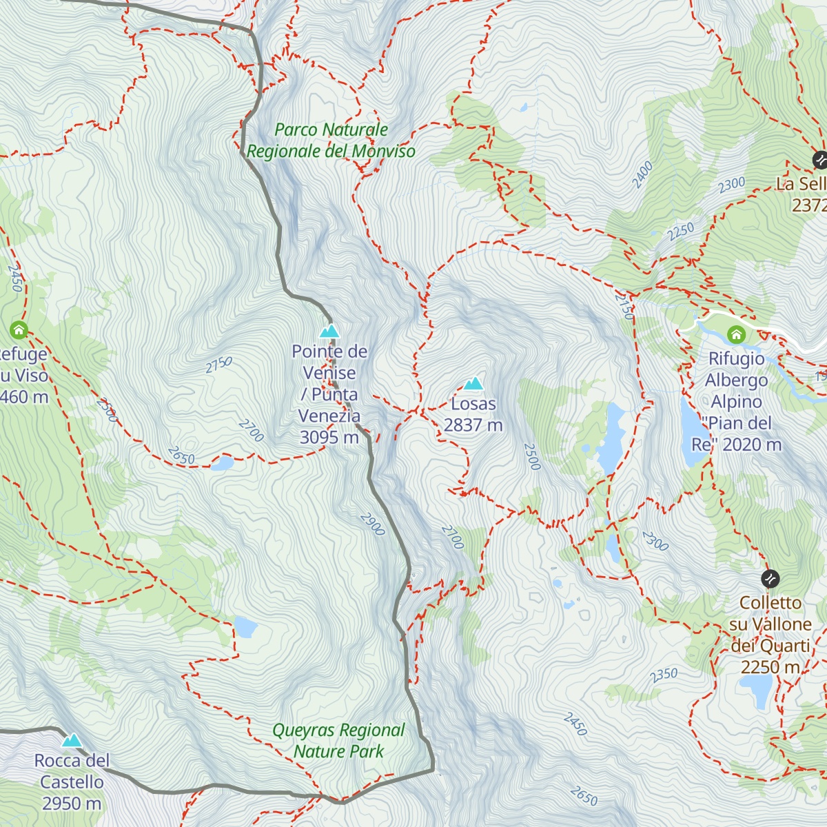 Rifugio Vitale Giacoletti map