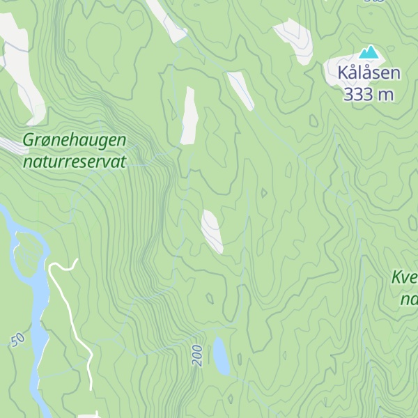Map of Vardefjell