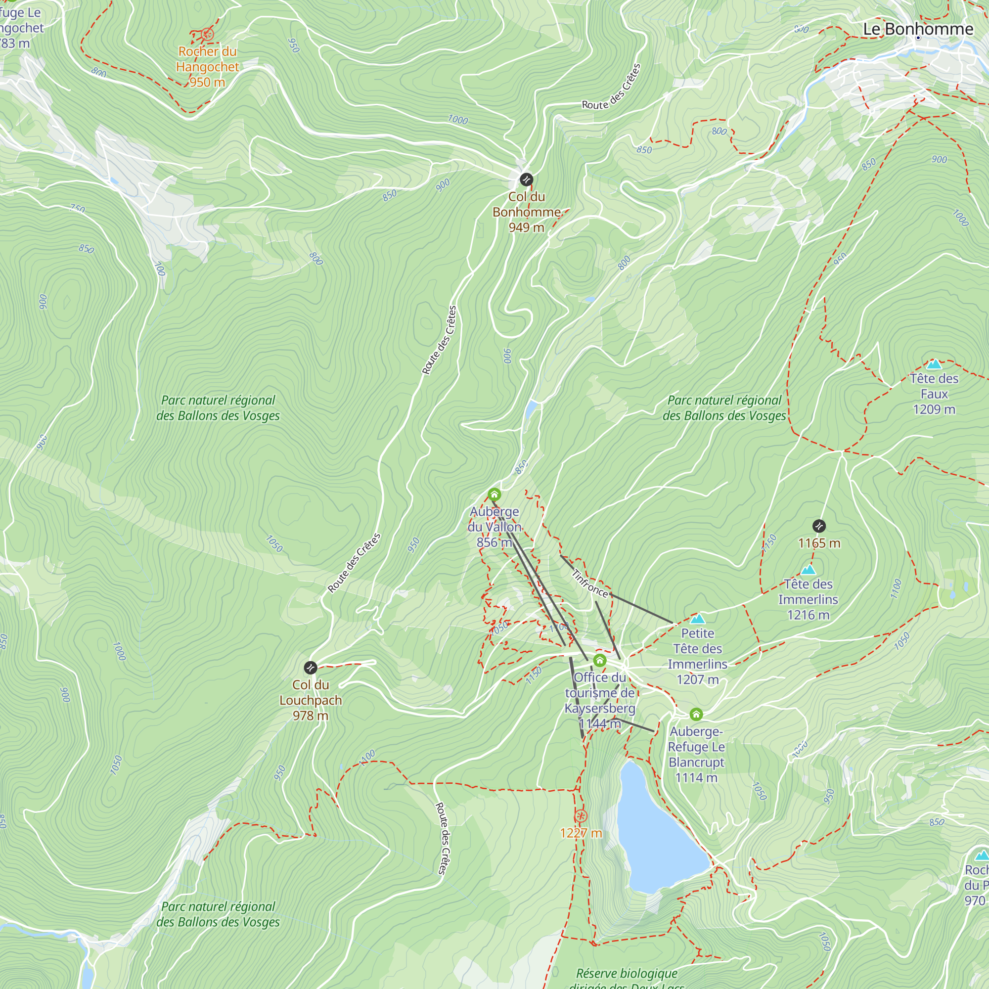 Auberge du Vallon map
