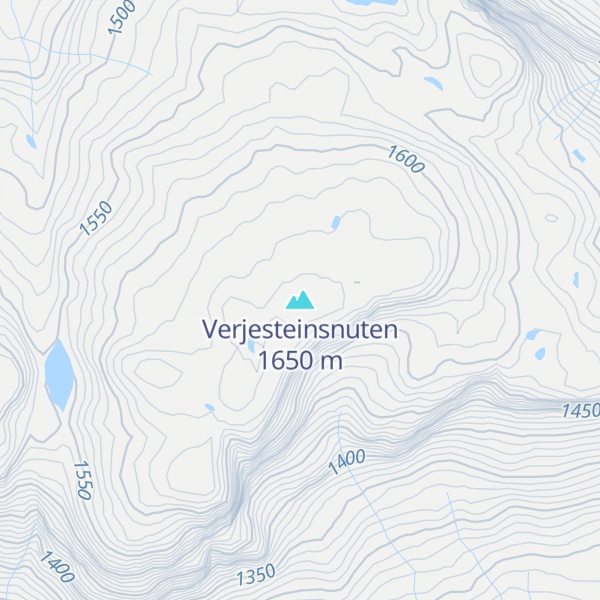 Map of Verjesteinsnuten