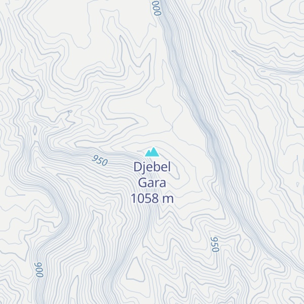 Map of Djebel Gara