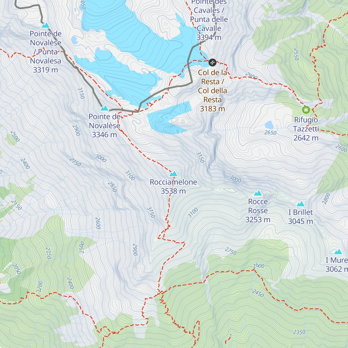 Bivacco Santa Maria map