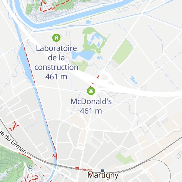 Map of McDonald's