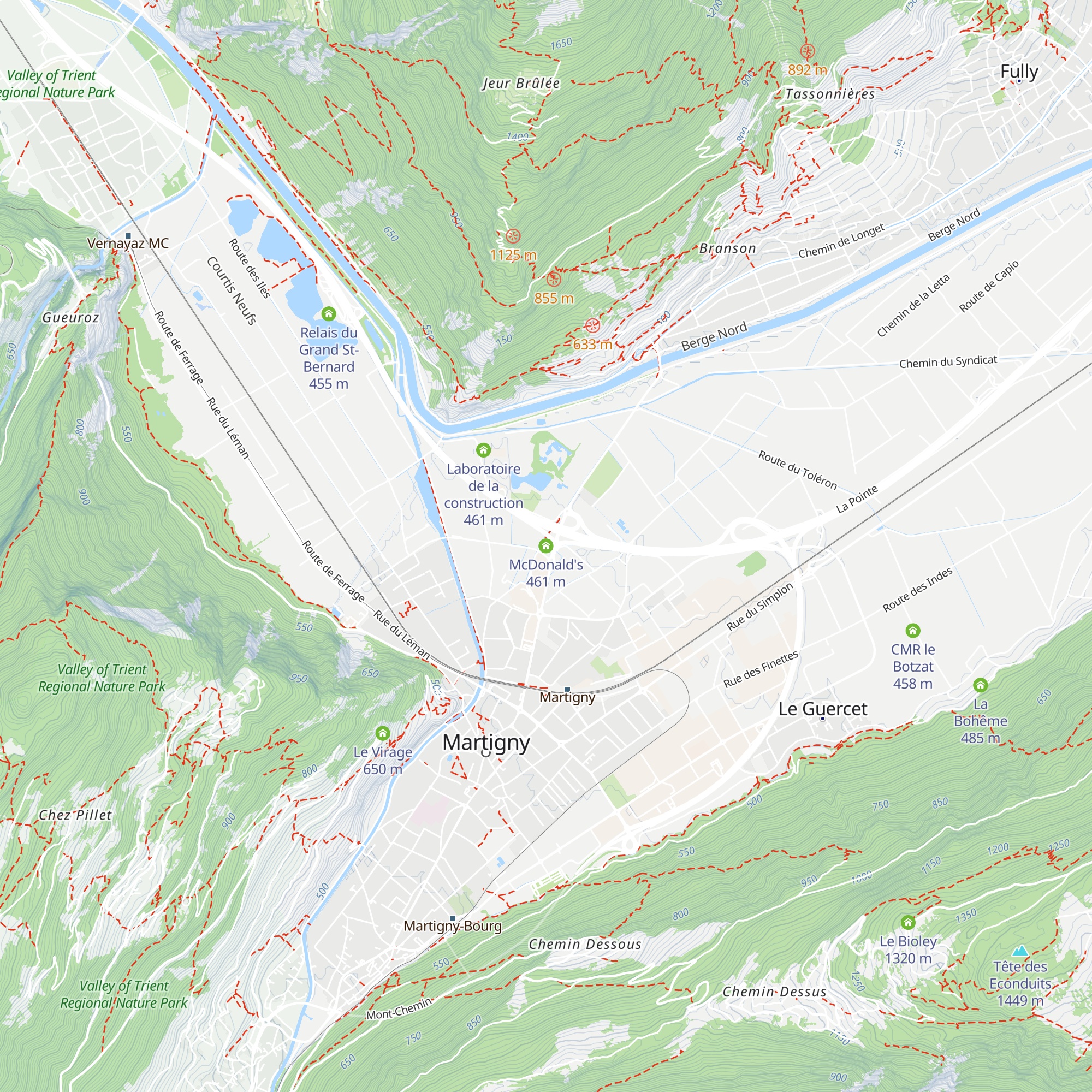 McDonald's map