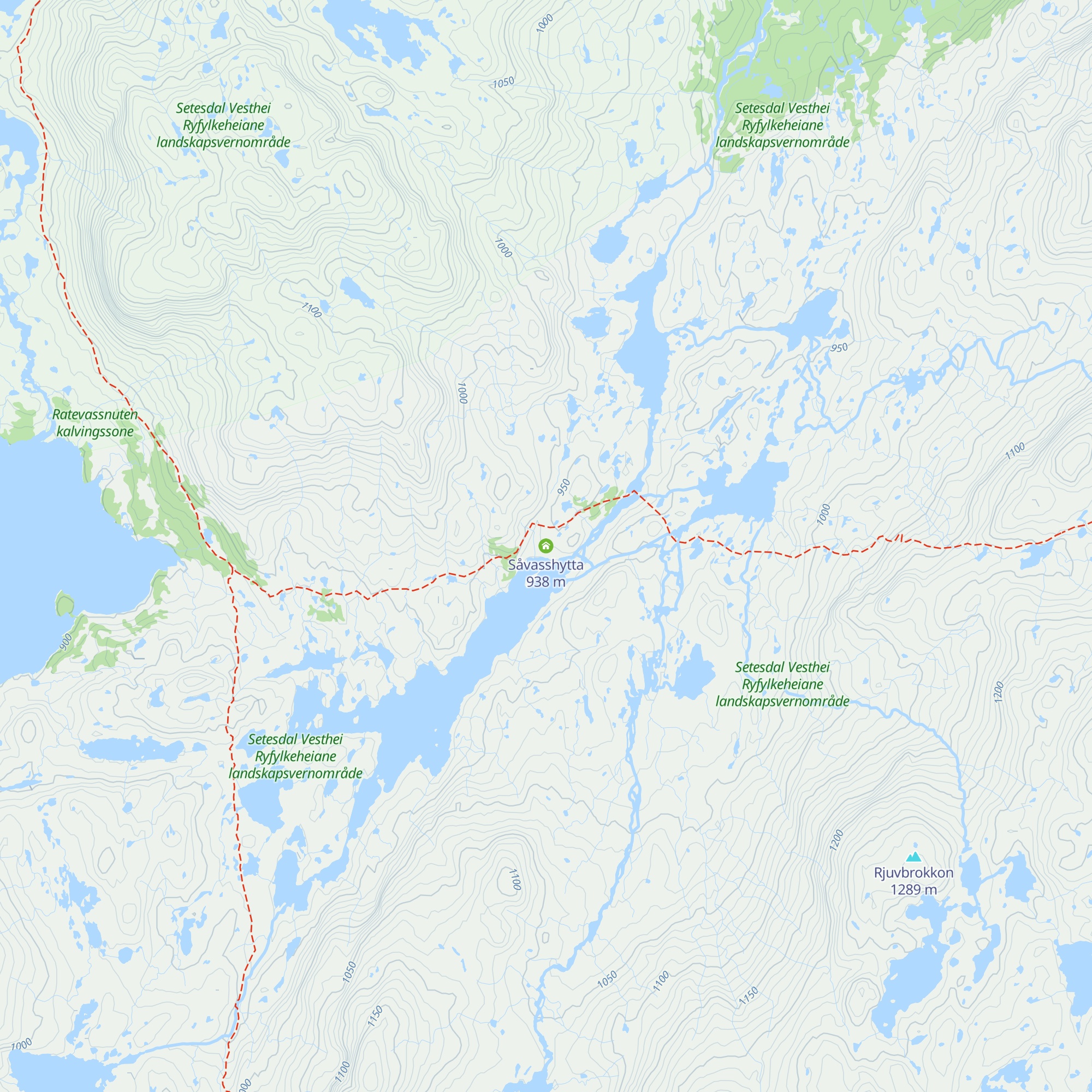 Såvasshytta map