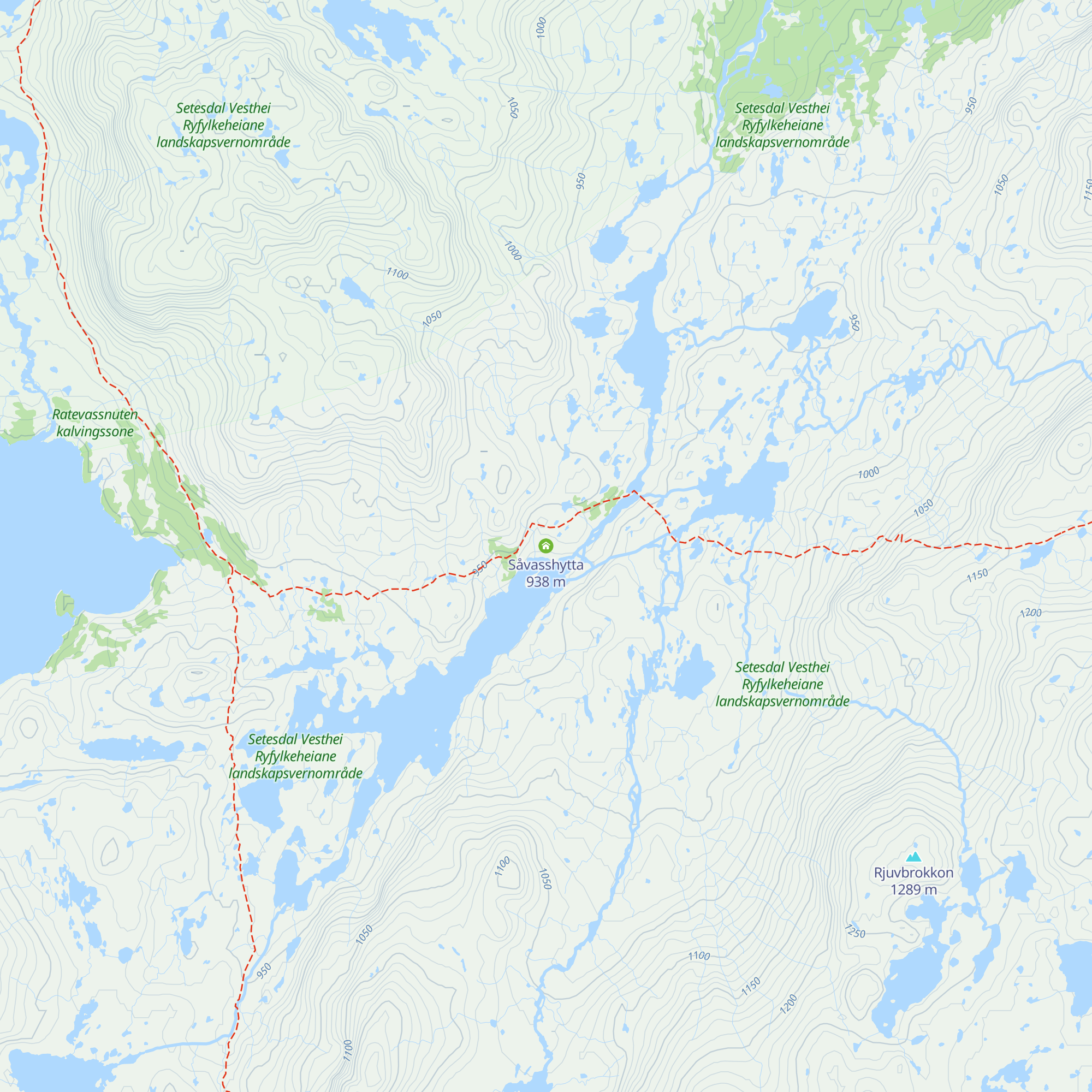 Såvasshytta map
