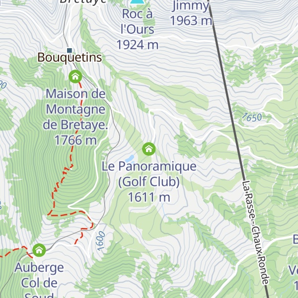 Map of Le Panoramique (Golf Club)