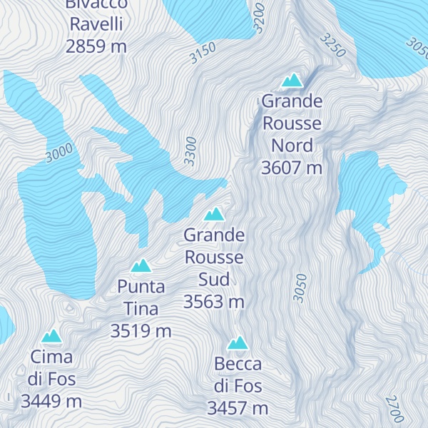 Map of Grande Rousse Sud