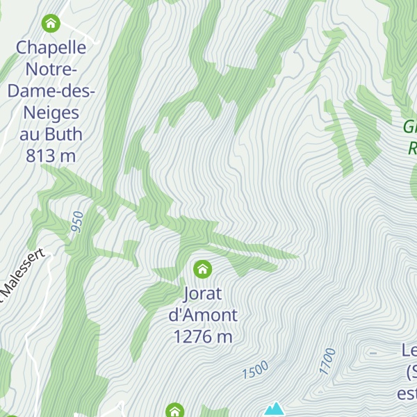 Map of Les Chenallettes