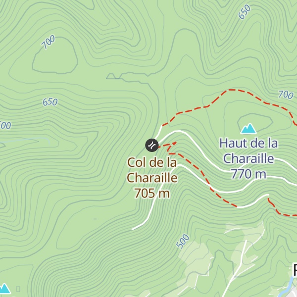 Map of Abri du Col de la Charaille