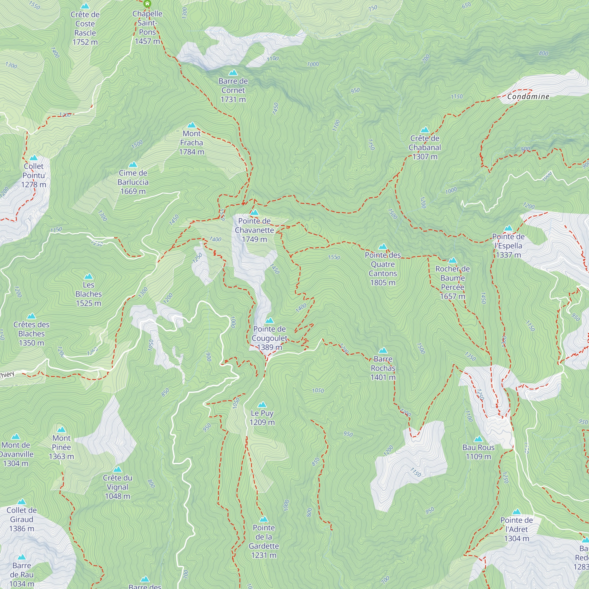 Vacherie de Douinas map