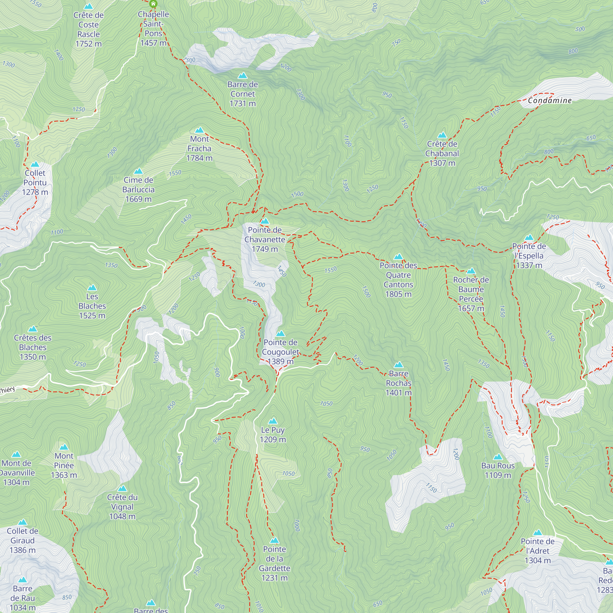 Vacherie de Douinas map