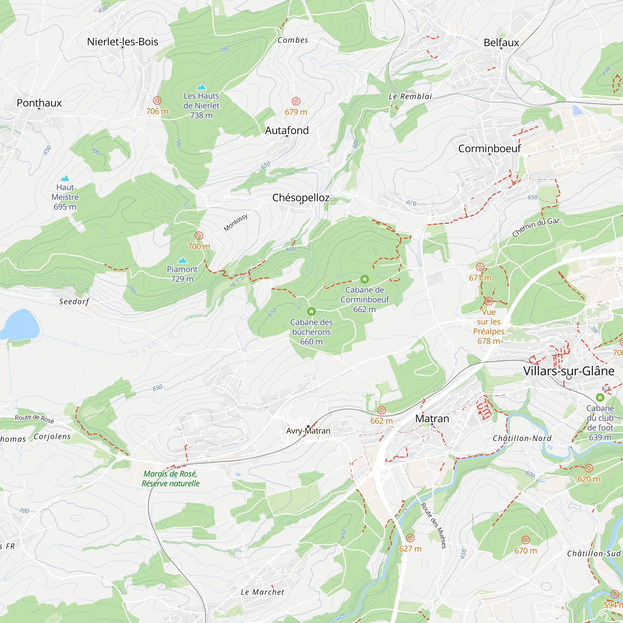 Cabane des bûcherons map