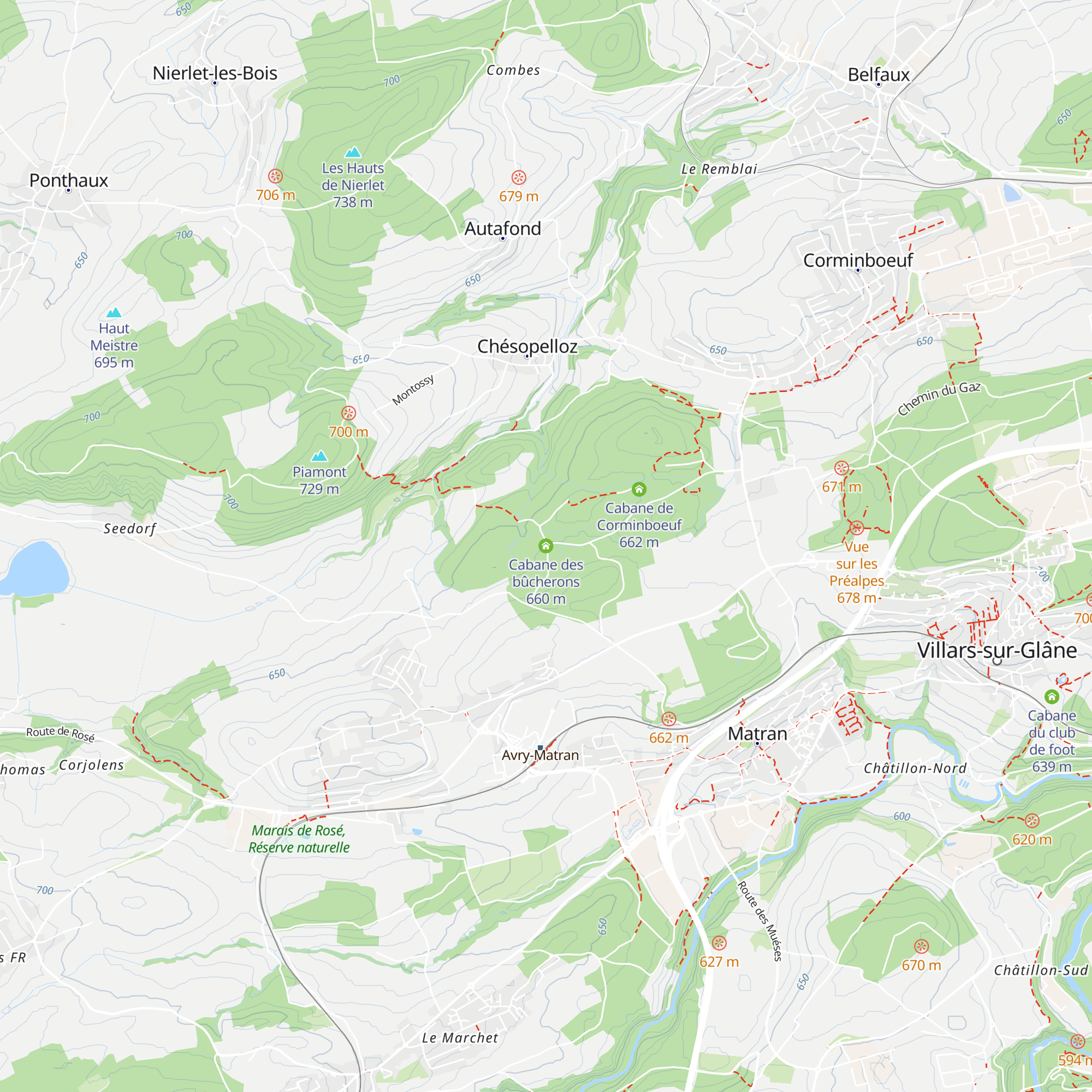 Cabane des bûcherons map