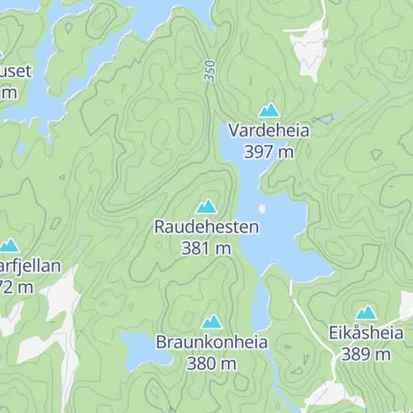 Map of Raudehesten