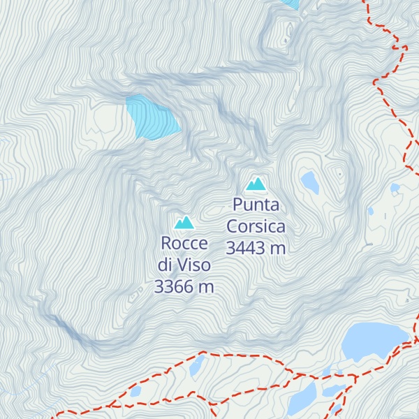 Map of Punta Caprera