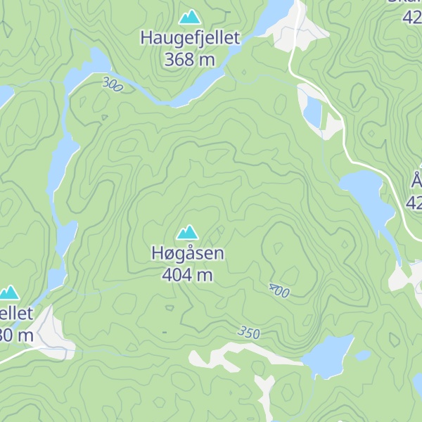 Map of Skjøngen
