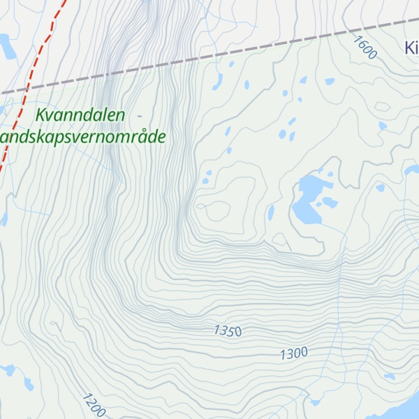 Map of Kistenutenden