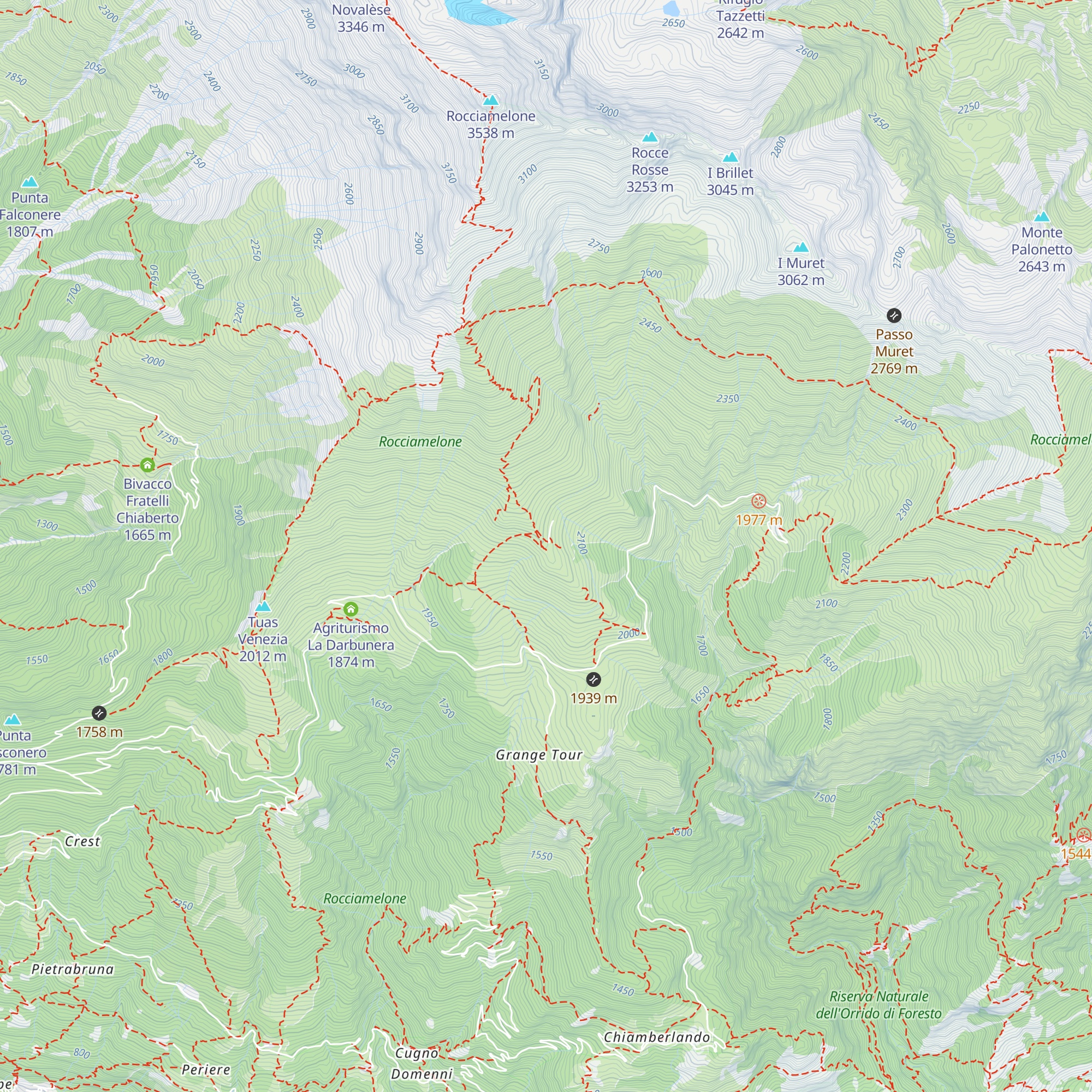 La Riposa map