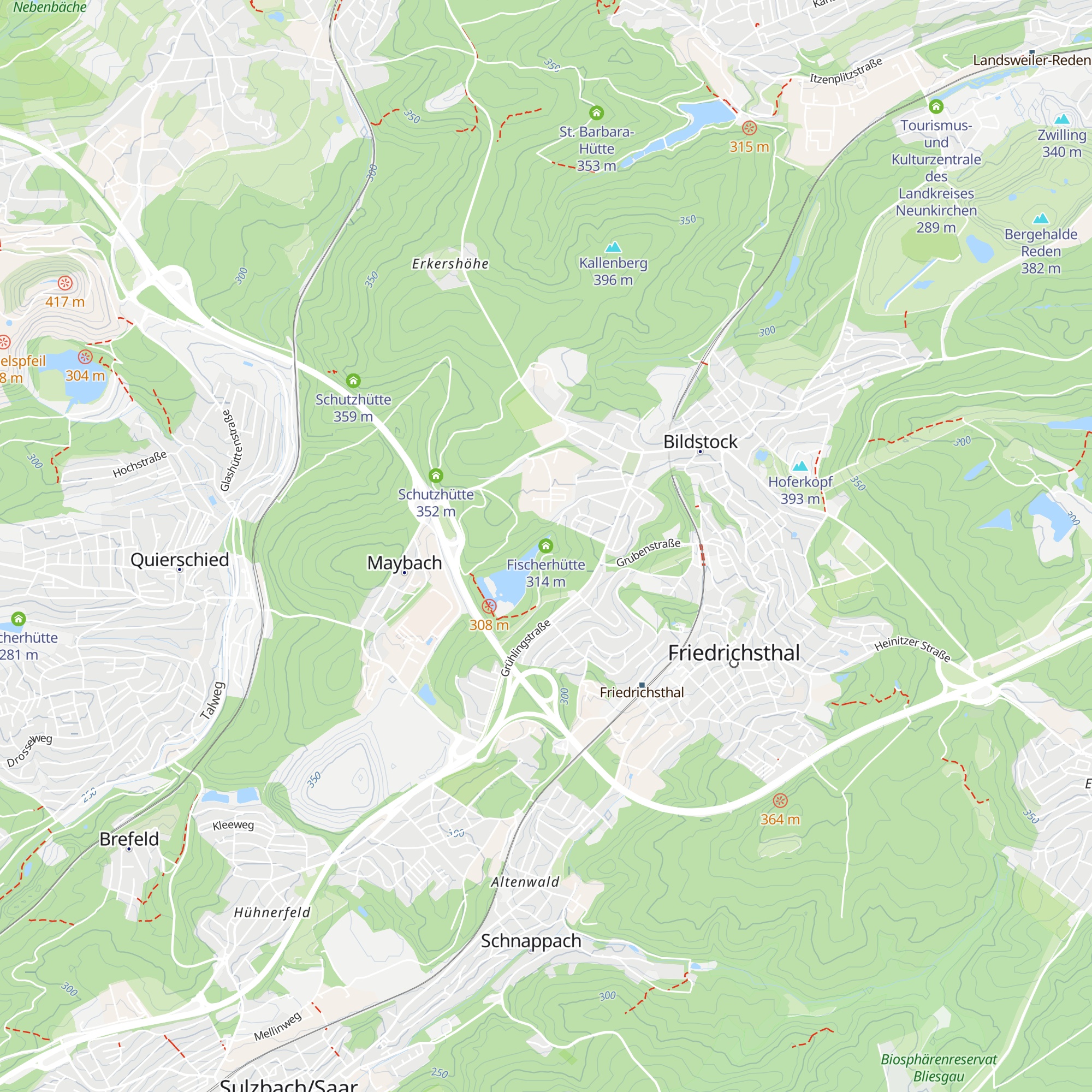 Fischerhütte map