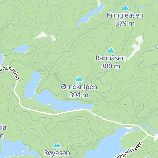 Map of Ørneknipen