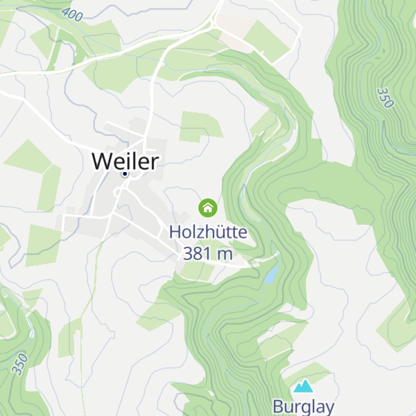 Map of Holzhütte